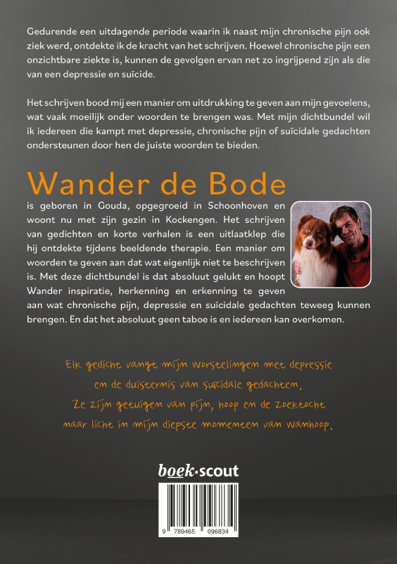 De paradox van schreeuwen in stilte (Achterkant)